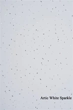 1 미터 폭 Artic White 스파클 광택 PVC 벽 패널