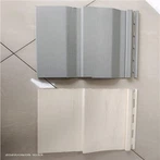 회색 외부 PVC 클래딩